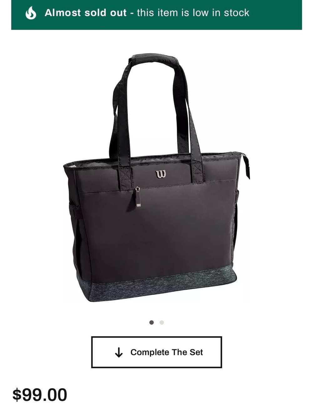 Wilson women tennis tote bag